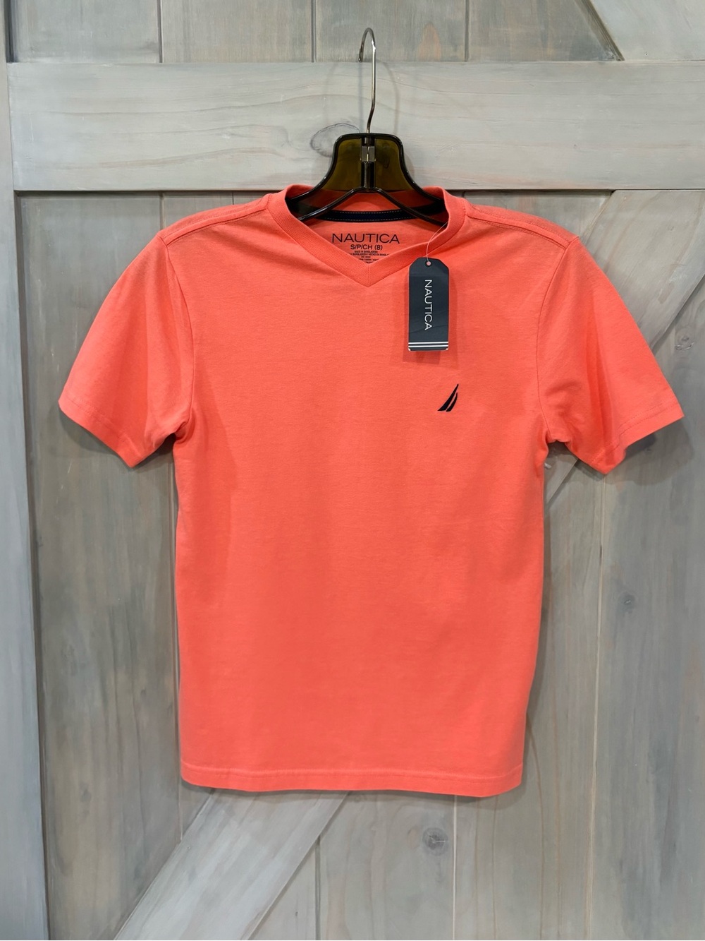 Nautica Boy’s Coral V-Neck Tee